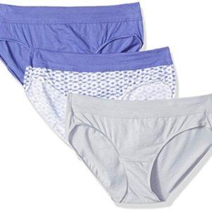 Hanes Ultimate Women's Cotton Assorted Hipster 3PK